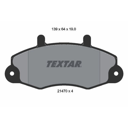 Textar Front Brake Pad Set 2147001