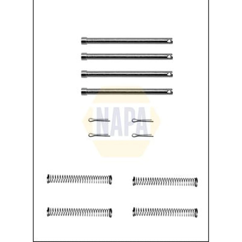 NAPA Brake Pad Accessory Fitting Kit Front fits Carbodies Fx Fairway 1987-1996
