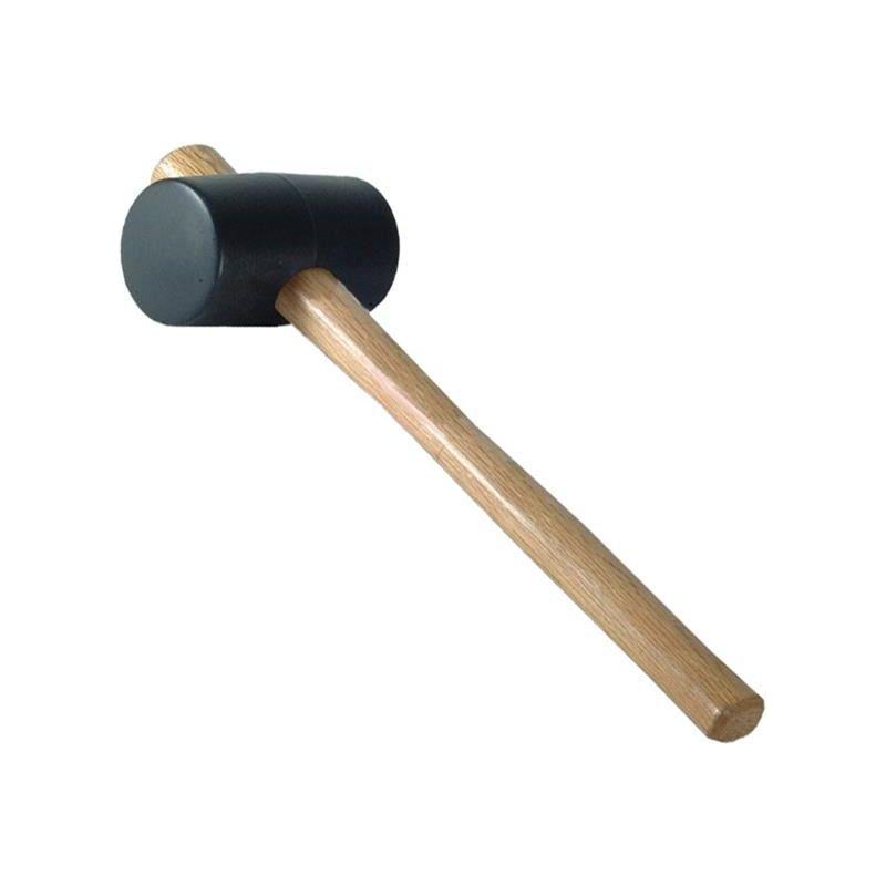 Faithfull Rubber Mallet - Black 680g (24oz) Faithfull - Dynamic Drive