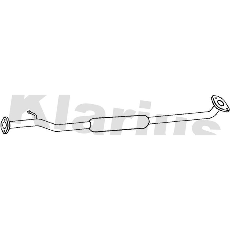 Klarius Box With Centre Pipe Centre fits Suzuki Wagon R+ 2000-2004 1.3