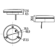 Hella Interiorlamp Silver 2JA Interior 2JA 344 599-371 2JA 344 599-371