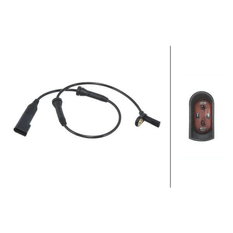 Hella ABS Wheel Speed Sensor Front fits Ford Focus I 1998-2005 1.4 1.6 1.8 2.0