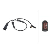 Hella ABS Wheel Speed Sensor Front 6PU 009 106-681