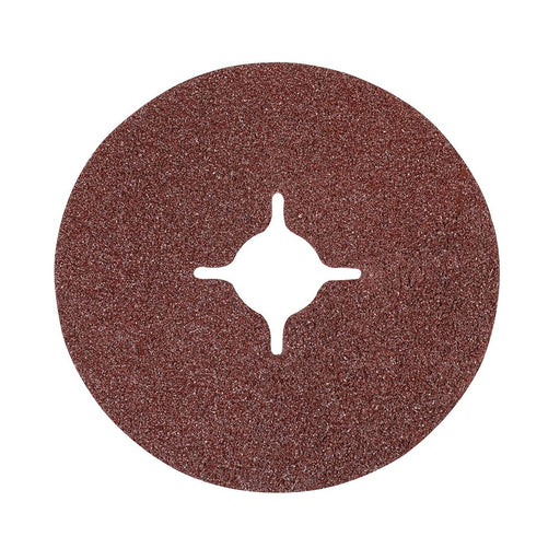 Silverline Fibre Discs 115 x 22.23mm 10pk 115mm 60 Grit Silverline - Dynamic Drive