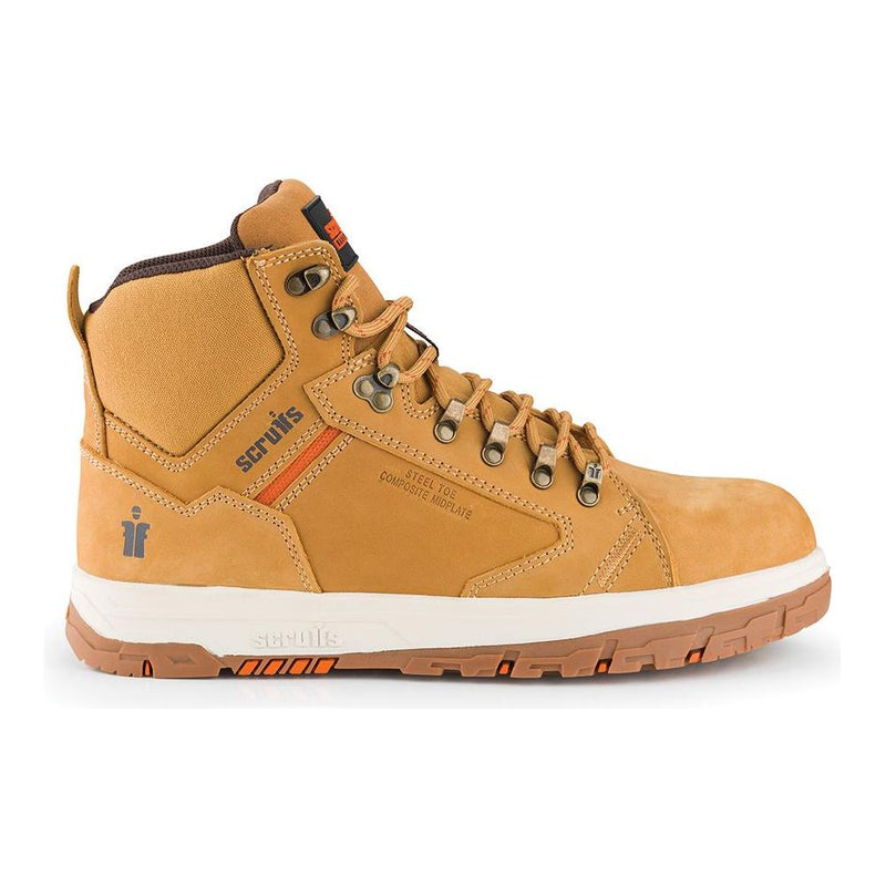 Scruffs Nevis Safety Boots Tan Size 8 / 42 Scruffs - Dynamic Drive