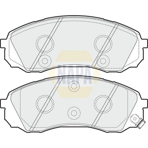 NAPA Front Brake Pad Set NBP1505