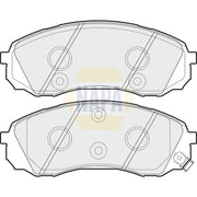 NAPA Front Brake Pad Set fits Hyundai I800 Travel 2008 on 2.5