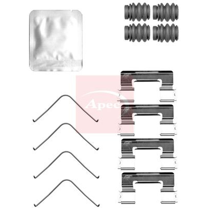 Apec Brake Pad Accessory Fitting Kit Front fits Volvo XC40 2018-2022