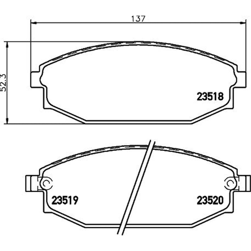Mintex Front Brake Discs & Pads fits Hyundai Galloper I 1991-1998 2.5 3.0