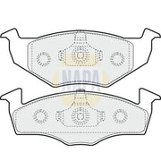 NAPA Front Brake Pad Set fits Seat Arosa 1997-2004 1.0 1.4 1.7