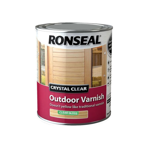 Ronseal Crystal Clear Outdoor Varnish Matt 2.5 litre Ronseal - Dynamic Drive