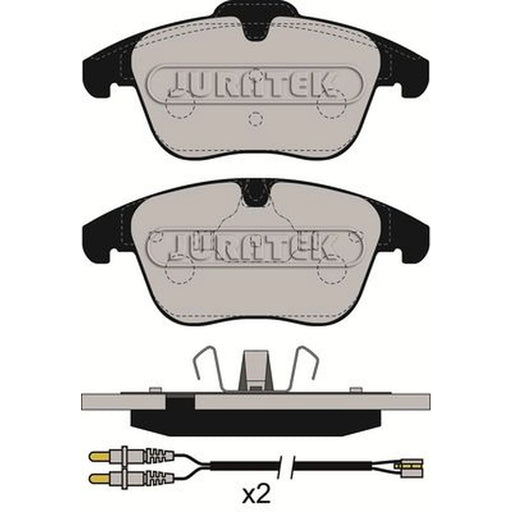 Juratek Front Brake Pad Set fits Citroën C5 III 2008-2017 1.6 1.8 2.0