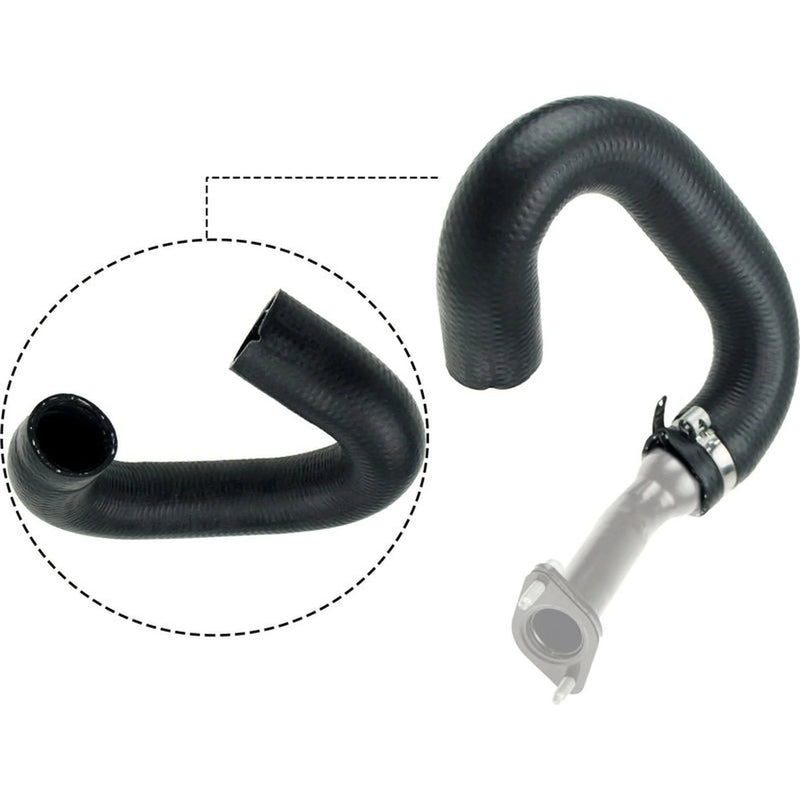 Gates Intercooler Turbo Charge Air Hose 390mm fits Fiat 500 2009 on 1.3