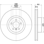 Mintex Front Brake Discs & Pads fits Land Rover Range Rover 2009-2012 4.4 5.0