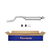 Hella End Silencer Rear fits VW Polo 1999-2001 1.9