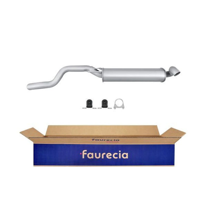 Hella End Silencer Rear fits VW Polo 1999-2001 1.9