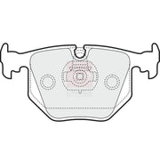 Apec Rear Brake Vented Discs & Pads fits BMW X3 2003-2011 2.0 2.5 3.0