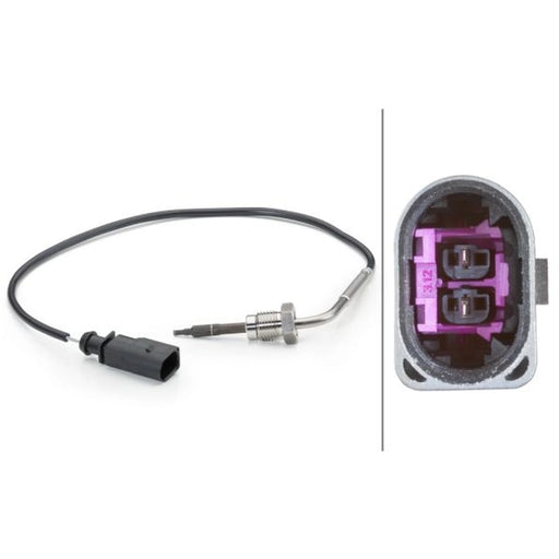 Hella Exhaust Gas Temperature Sensor before exhaust turb fits Audi A4 Allroad B8