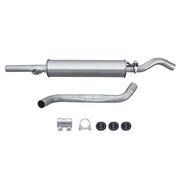 Hella End Silencer Rear fits VW Golf 1974-1984 1.1 1.3 1.5 1.6