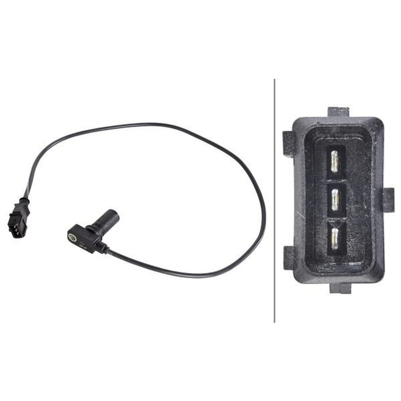 Hella Crankshaft Position Sensor fits Audi 100 C4 1991-1994 2.6 2.8