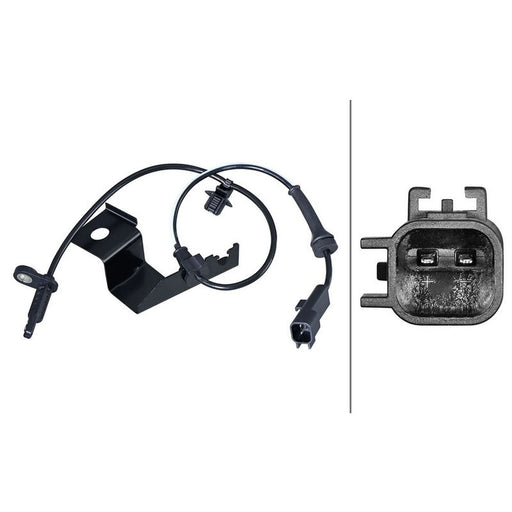Hella ABS Wheel Speed Sensor Front Right fits Ford Mondeo V 2014-2022