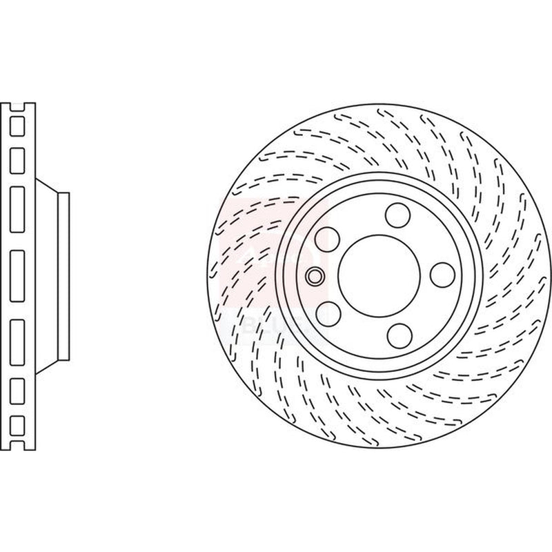 Apec Front Brake Discs & Pads fits Porsche Cayenne 2010-2018 3.0 3.6 4.2 4.8
