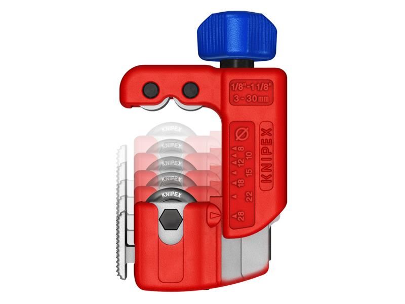 Knipex 90 31 01 TubiX® S Pipe Cutter 3-30mm Knipex - Dynamic Drive