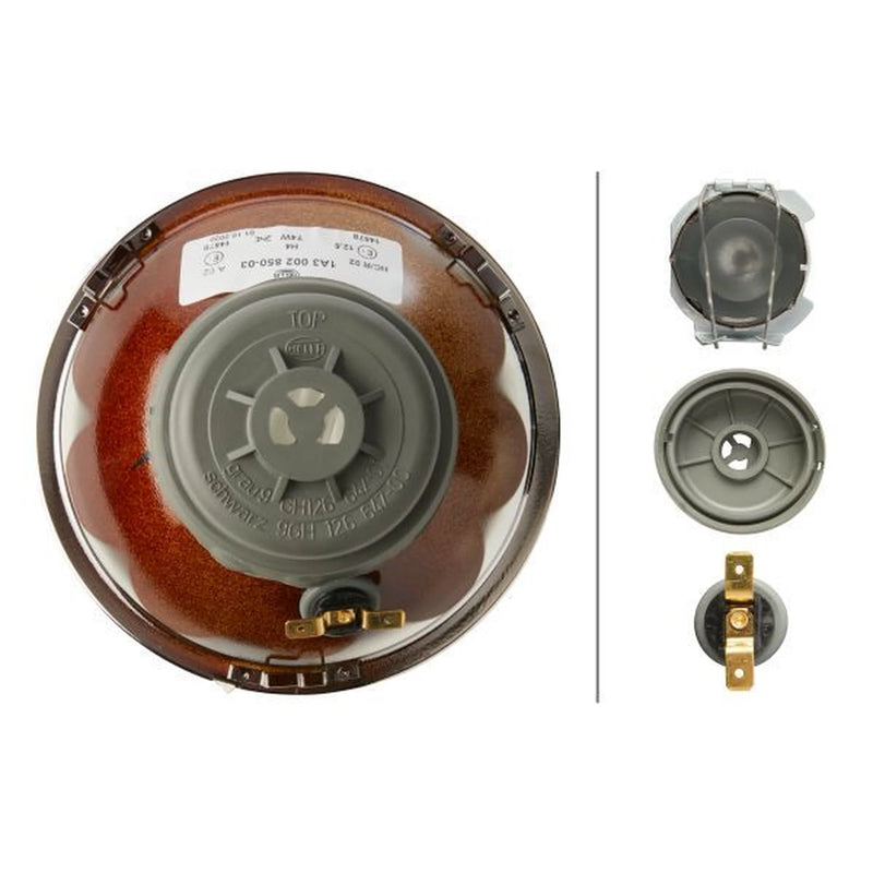 Hella Headlamp Esh Fapo 1A3 Right fits Honda Accord I 1978-1983 1.6