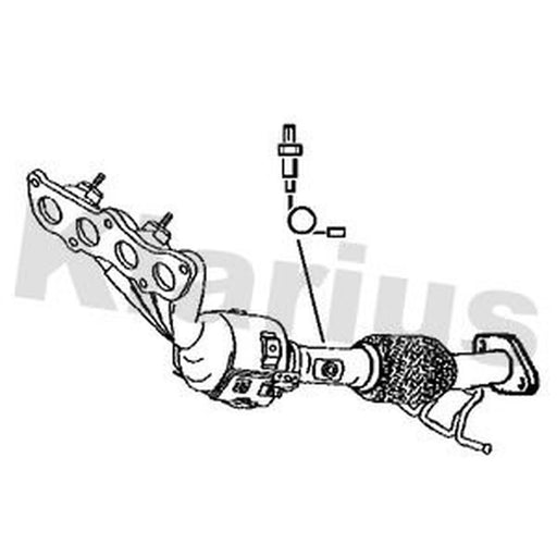Klarius Catalyst Type Approved fits Mazda 3 2003-2009 1.3 1.6