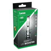 Lucas H1 Led Bulbs Headlight Front Fog Light 12V 17W 1600 Twin Pack Ledbooster Lucas - Dynamic Drive