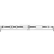 Borg & Beck Brake Hydraulic Hose Line Rear Right BBH8398