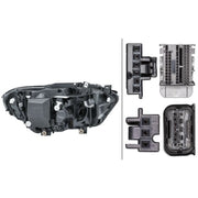 Hella Headlight Headlamp LED Left fits BMW 1 Sports Hatch 2011-2019