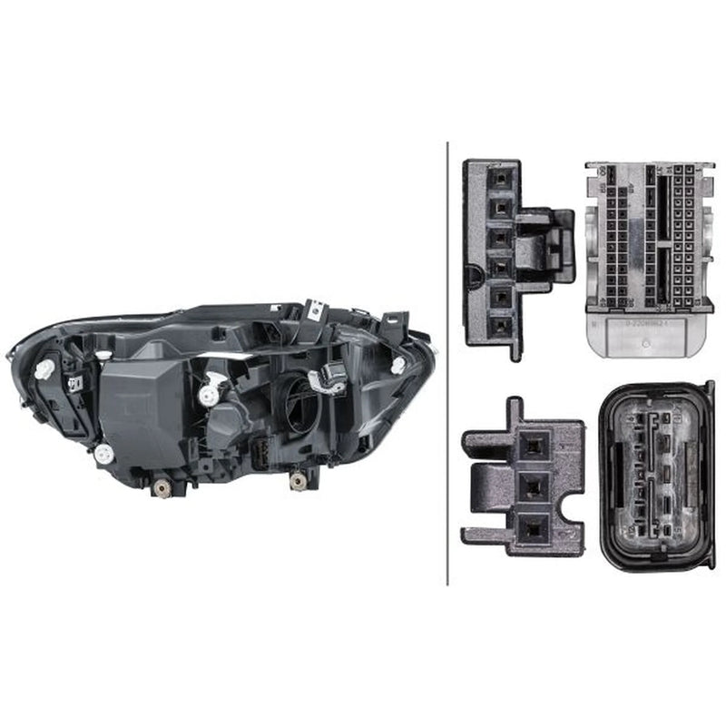 Hella Headlight Headlamp LED Left fits BMW 1 Sports Hatch 2011-2019
