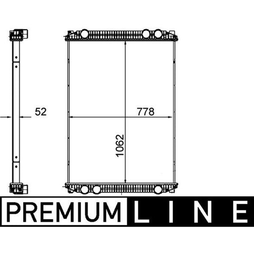 Mahle Engine Radiator fits Freightliner Century 2002-2012