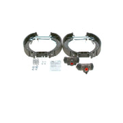 Bosch Brake Shoe Set Axle Kit fits BMW 3 1990-1998