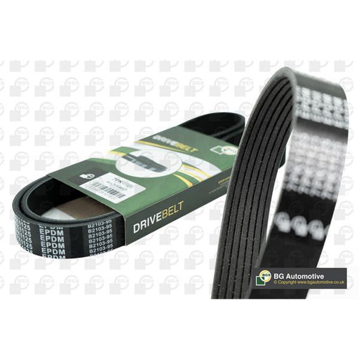BGA Multi V-Ribbed Drive Belt fits Chrysler 300C 2005-2012 3.0