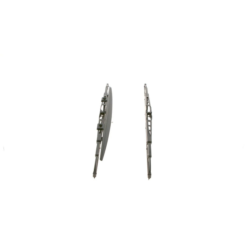 Bosch Front & Rear Super Plus Wiper Blade Set fits Renault Clio I 1996-1998 1.9