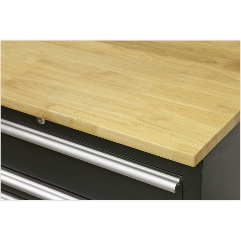 Sealey Premier Premier Storage System with Oak Worktop 3.3m APMSCOMBO2W Sealey Premier - Dynamic Drive