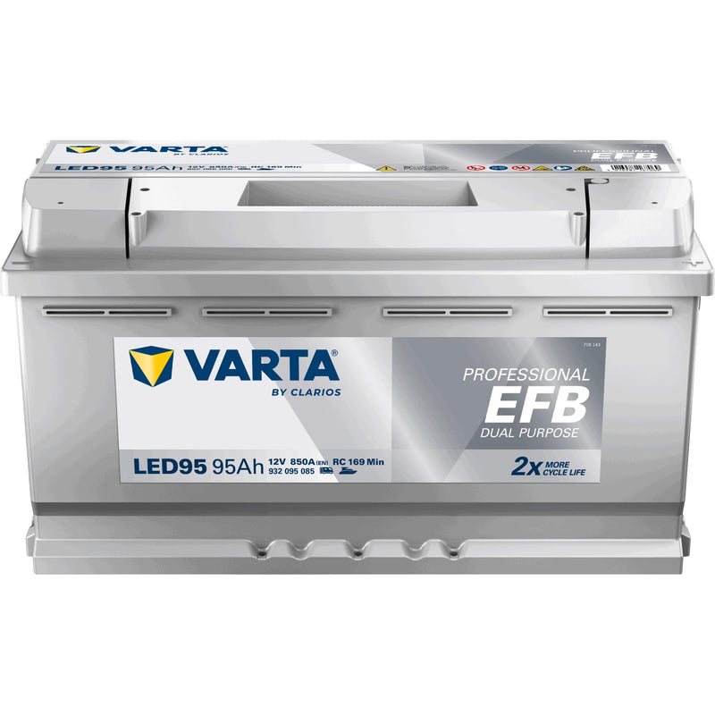 VARTA Professional Dual Purpose EFB Leisure Battery 95Ah 12V