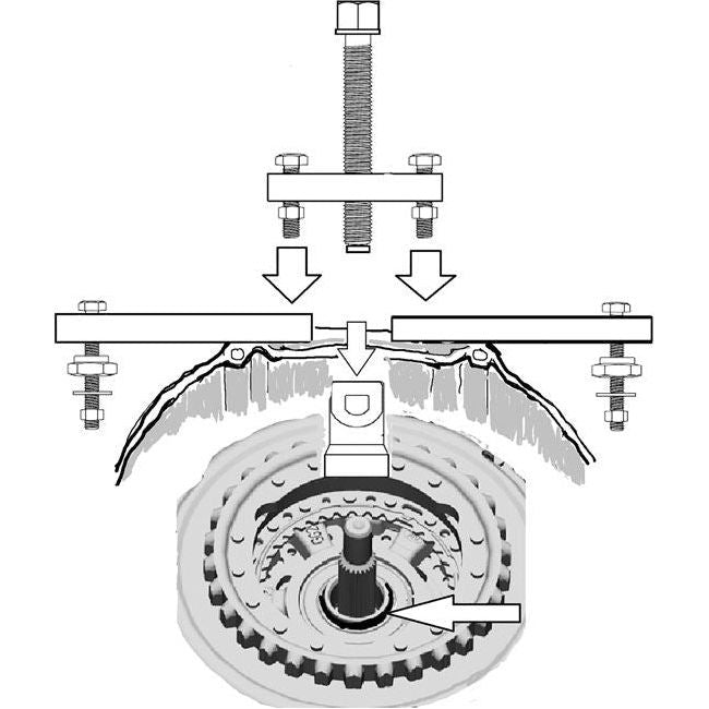 Laser DSG Clutch Removal Kit - for VAG 6718 Laser - Dynamic Drive