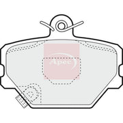 Apec Front Brake Pad Set fits Smart Cabrio 2000-2004