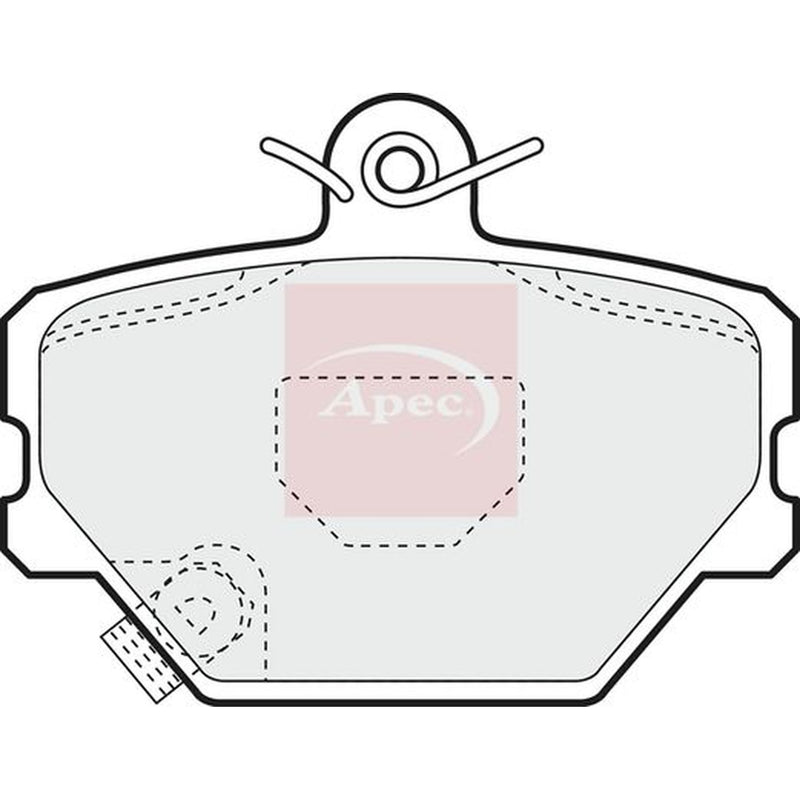 Apec Front Brake Pad Set fits Smart Cabrio 2000-2004