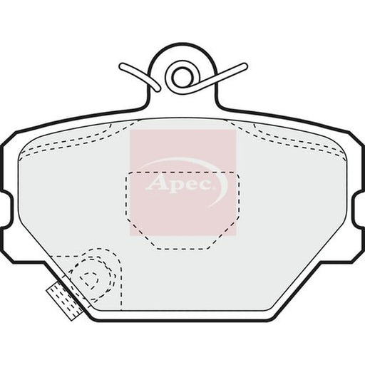 Apec Front Brake Pad Set PAD1095