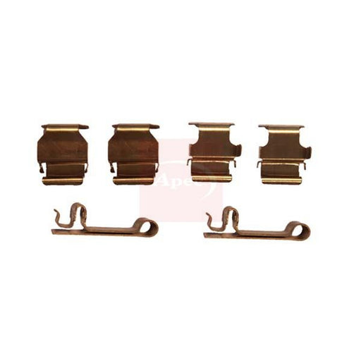 Apec Brake Pad Accessory Fitting Kit Front fits Daihatsu Charade VI 2003 on 1.0