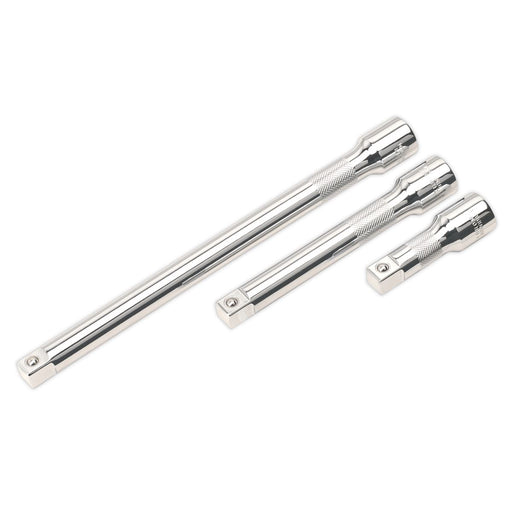 Sealey Extension Bar Set 3pc 1/2"Sq Drive AK6350 Sealey - Dynamic Drive