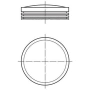 Mahle Piston Cylinder Bore = 72mm 081 59 00