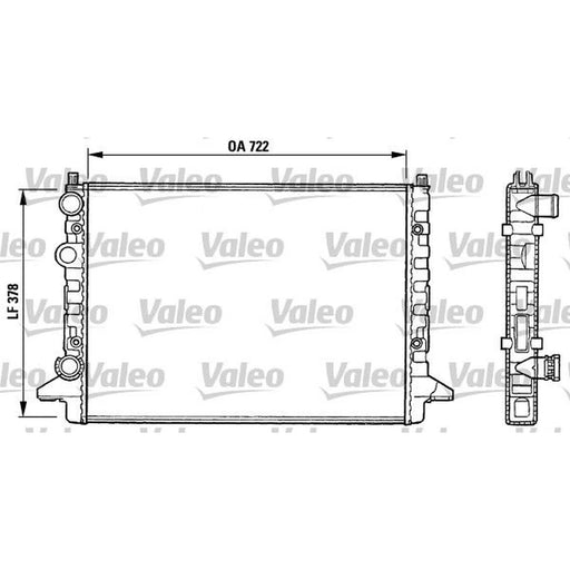 Valeo Engine Radiator 731008
