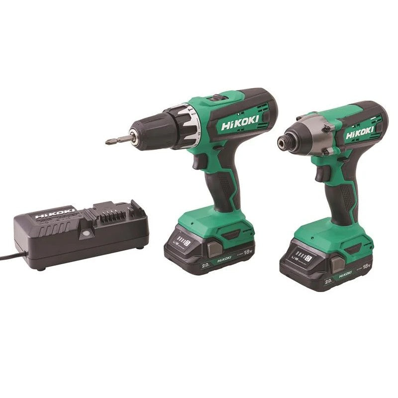 HiKOKI KC18DFXJAZ Twin Pack 18V 2 x 2.0Ah Li-ion - KC18DFXJAZ