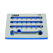 Laser Low Profile Bit Set 22pc 7614 Laser - Dynamic Drive
