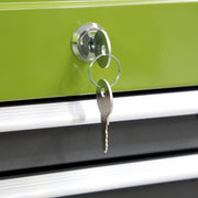Sealey Topchest & Rollcab Combination 6 Drawer with Ball-Bearing Slides Hi-Vis G Sealey - Dynamic Drive